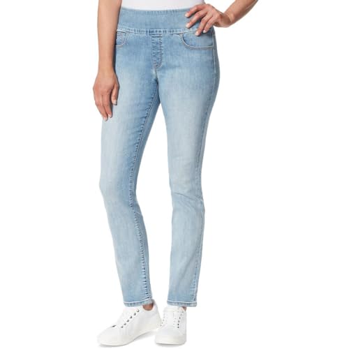 Jean à jambe droite délavé léger pour un style casual élégant en week-end