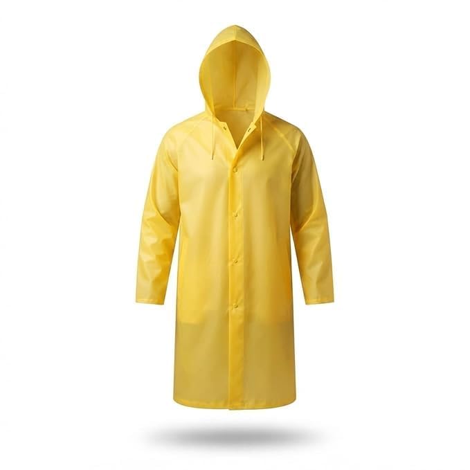 (3 years warranty Hooded Waterproof Raincoat for Men and Women Lightweight Outdoor Rain Wear with Adjustable Hood Wind Resistant Quick Dry Jacket for Travel Trekking Hiking Camping Cycling-image-46