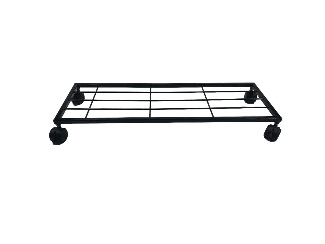 appeasy Metal Rectangular Plant Stands with Rolling Wheels for Indoor and Outdoor Plants Flower Pot Planter Holder-Set of 1 (65 L x 23 W x 7 H cm) (B0C3R8G2F3) Amazon Price History, Amazon Price Tracker