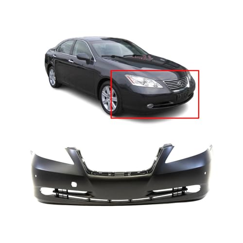 Image of FitParts Compatible with Lexus ES350 2007-2009 Front Bumper Cover | Primed, Sedan, Ready to Paint, OEM 5211933950, LX1000186