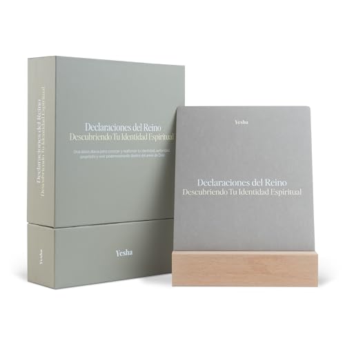 Yesha Set de Tarjetas Cristianas con Versículos y Afirmaciones para