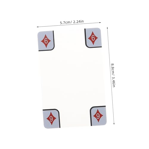 FRCOLOR Transparente Pokerkarten Aus Kunststoff Klare Spielkarten Matter Oberfläche Anti-Cheat-Funktion Für Familienspiele Strandpartys Und Professionelle Turniere – Bild 3