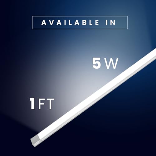 Image of MAGIK Ultima Slim Cabinet Light 1 Feet | Cool White (6500K) | 5 Watt | Aluminium case | Under Cabinet Light for Wardrobe, Kitchen Shelf | Pack of 1