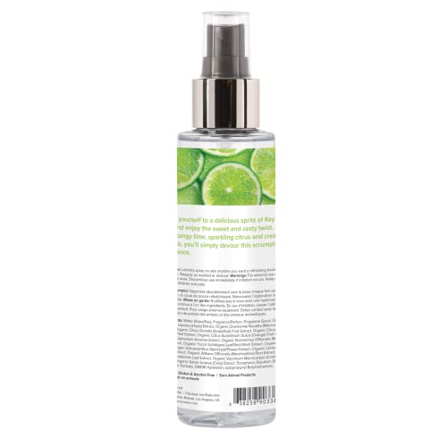 Coochy Fragrance Mist Body Spray | No Alcohol, Paraben-Free, Organic | Gentle, Refreshing Boost Of Scent In Skin & Hair | Infused W/Lime, Citrus & Vanilla | Key Lime Pie, 4Floz/118Ml #TOP1
