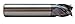 1" Dia. - 1" LOC - 4" OAL - 4 FL Carbide End Mill-ALtima