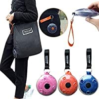 HOCKLEY Foldable Roll Up Shopping Tote Bag,Reusable Space Saving with Plastic Round Box,Eco-Friendly Shopping Bag 1 31 EQAPJdOL. SL500