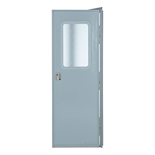 Lippert Components Right Hinge RV Entry Door with Screen Door 30 x 72 Square Felt Seal - V000149585 Polar White