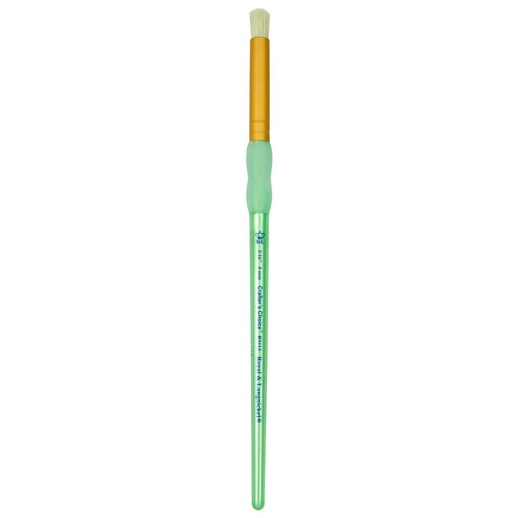 Crafter's Choice - Cepillo para Estarcido de cerdas Blancas, 5/8 Pulgadas de Ancho -R9113-5/8