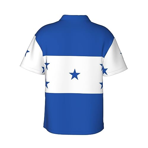 Eagle Splash Flag of Mexico Mens Hawaiian Shirt Short Sleeve Casual Button Up Tropical Summer Beach Shirt2