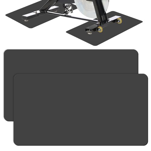2 Stück Bodenschutzmatte Fitnessgerät, 60 * 30cm Laufband Matte 3mm Dicke, Stoßfeste Bodenschutzmatte, Yoga Matte für Walking Pad Laufband, Heimtrainer, Crosstrainer, Rudergerät 2 Stück Bodenschutzmatte Fitnessgerät, 60 * 30cm Laufband Matte 3mm Dicke, Stoßfeste Bodenschutzmatte, Yoga Matte für Walking Pad Laufband, Heimtrainer, Crosstrainer, Rudergerät