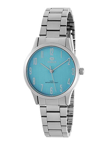 Preisvergleich Produktbild Analoge Damenuhr Marea B41242 / 3 Armis Stahl und Zifferblatt türkis
