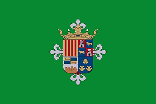 Drapeau Large Bétera corona 3 florons officiel en tissu pour mât de célébration