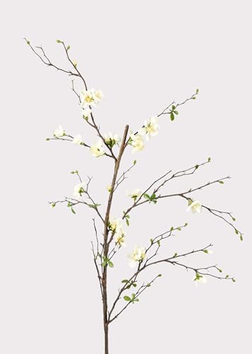 Afloral Artificial Flowers | Cream Artificial Blossom Branch - 57'