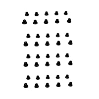 SHLPDFM 40 Stück Bremse Schraubenkappen Bremsentlüfter Gummi Staubschutzkappe Entlüftungsschraube für Autos Motorräder