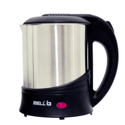 Image of IBELL SEK110 Electric Kettle 1L- 360 Cordless Rotating Base, 1350W, 2 Year Warranty, Auto off Function (Black)