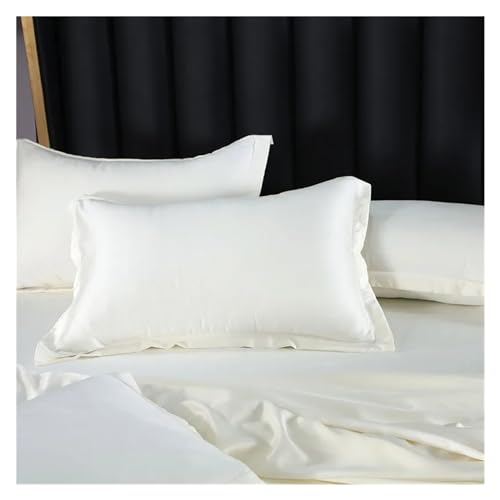 Funda nórdica de eucalipto lyocell blanco ropa de cama twin doble queen con fundas de almohada 7