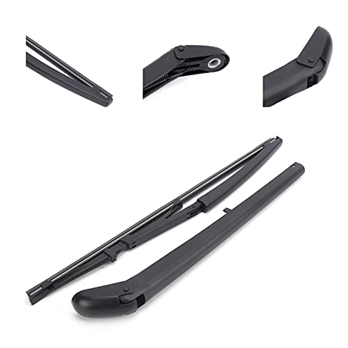 147 Tergicristallo Posteriore Tergicristallo 2 Pezzi Braccio Tergicristallo Lama in Gomma Lunotto Posteriore Sostituzione Automatica per 147 2000-2010