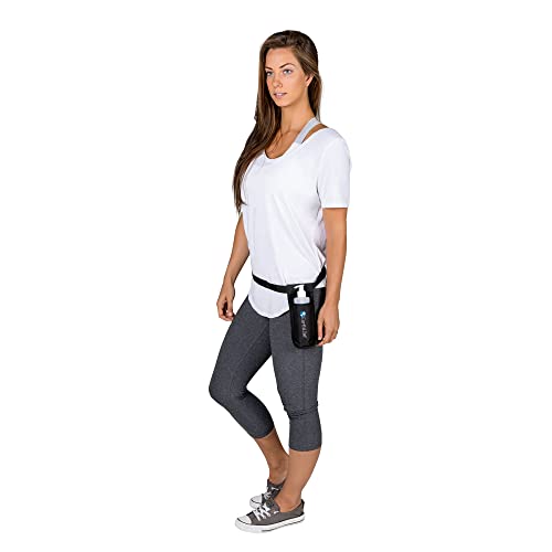 Image of EARTHLITE Massage Bottle Holster Single Kit - Incl. 1 Bottle, Heavy Duty Strap, Adjustable for Massage Oil & Massage Lotion (1x 8oz)