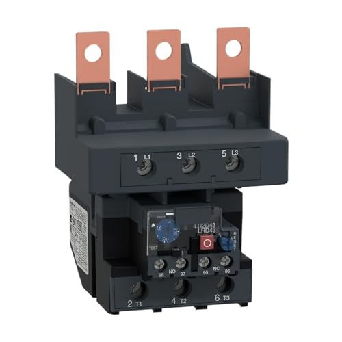 Relais de surcharge thermique LRD4367 95-120 A avec contacts 1 NO + 1 NC à pinces à cosses