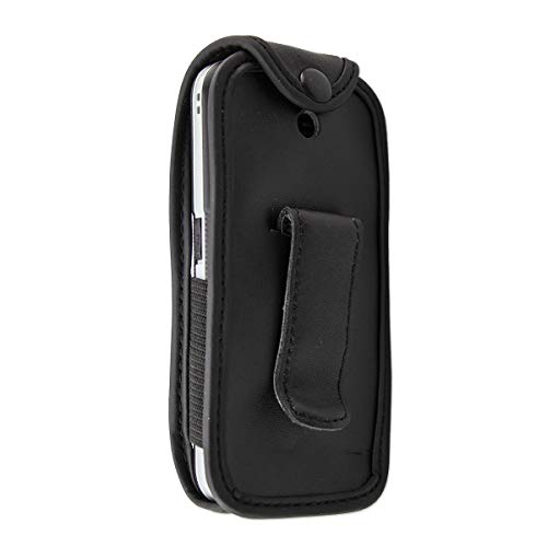 caseroxx Leather-Case with belt clip compatible with Brondi Amico Semplice + made from genuine leather - Image 3