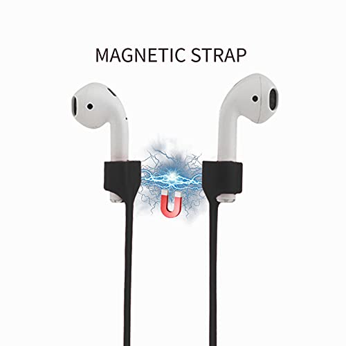 Magnetic Anti-Lost Straps for AirPods pro,Compatible with AirPods Colorful Soft Silicone Sports Lanyard, Neck Rope Cord