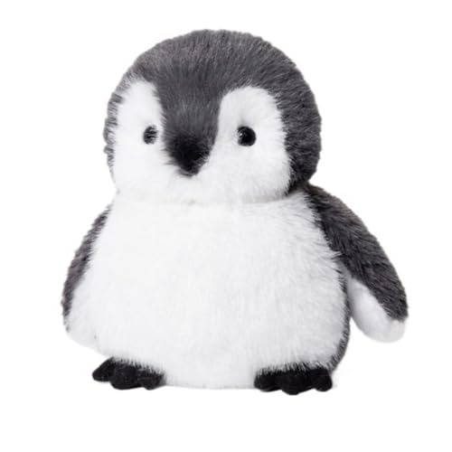 EIROVYA 1 PCS Peluche de pingüino emperador bebé,Animal marino,peluches de animales,Suave,Apto para todas las edades.