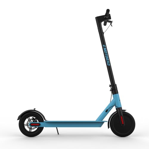 EMotorad Lil E Electric Kick Scooter for Teens 12+ | Foldable Aluminum Alloy Frame, 250W Front Hub Motor & 5.2Ah Battery | 15 km Range, Smooth Acceleration & Stylish Ride (Electric Blue)