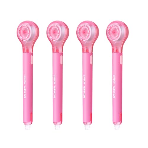 4 Pieces Pocket White Out Correction Tape Refillable Mini Correction Tape Pen 6mx5mm for Note Taking Marking Journal Correction Tape Eraser White Out Tape