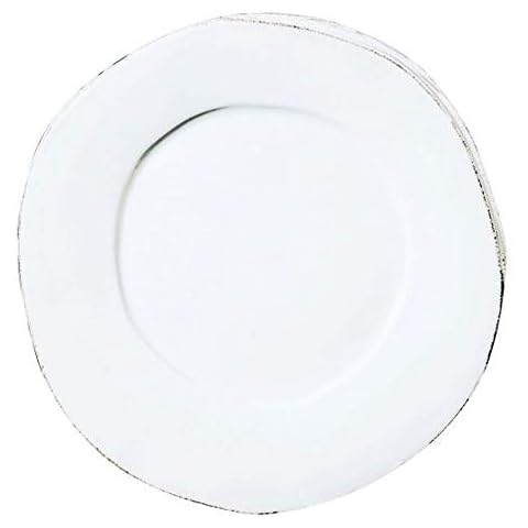 Vietri Lastra White Dinner Plate Cover