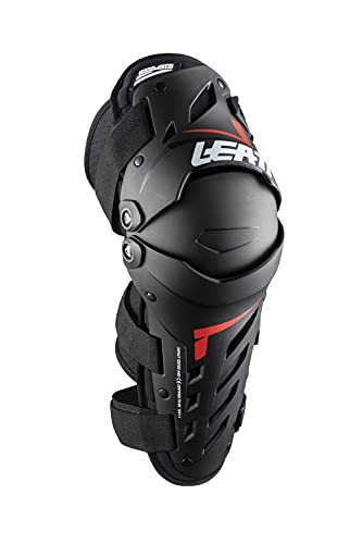 Leatt Brace Unisex-Adult Knee & Shin Guard Dual Axis,1 Pack (Black, S/M),5017010182