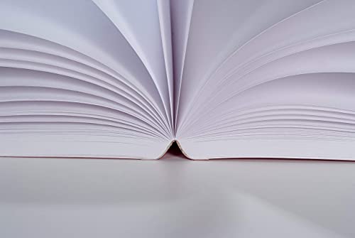 Zequenz Classic 360 Signature Series, Size: Large, Color: Red, Paper: Blank, Soft Cover Notebook, Soft Bound Journal, 5.75" X 8.25", 140 Sheets / 280 Pages, Blank, Plain Thick Premium Paper #TOP4