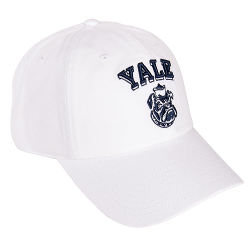 Gorra Bordada Yale University Bulldogs Blanca Ajustable miniatura 1