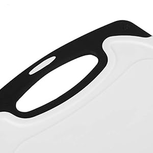 Stevige duurzame snijplank Antislip snijplank Groente snijplank voor keuken Zwart Rood PP + TPR(zwart)