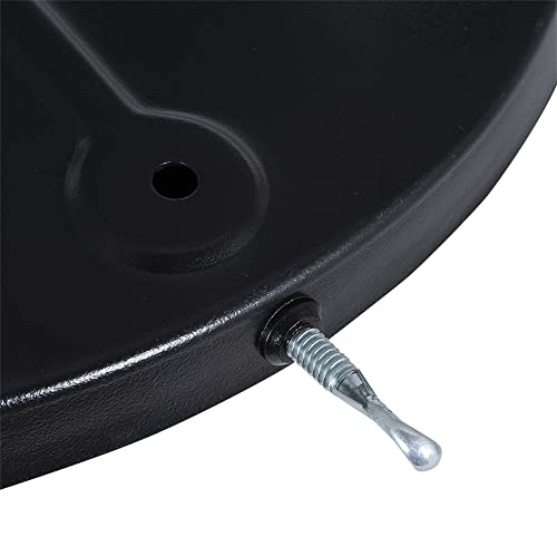 AFF Bulk Grease Filler Pump with 11 1-/8\" Rubber-Lined Follower Plate, Fits 5-Gallon Pails, 8038
