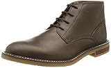 Parte superior: cuero Clarks Jaxen Mid, Botas Modelo Chukka Hombre, Piel marrón, 42.5 EU