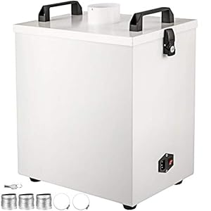 VEVOR lasergravure rookreiniger 220 V, lasergraveermachine luchtreiniger 80 W, stofreiniger, rookluchtreiniger voor CNC-laser, slijtvast metaal, ventilator luchtreiniger, tegen stof, rook