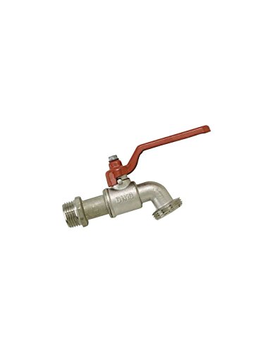 BOUTTE - Boutté R15 – Robinet de jardin laiton 1/4 tour 15x21 – Nez 20x27 – Corps laiton massif – Usage extérieur - -21%