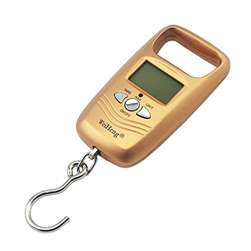 BáScula De Cocina Precisión BáSculas Digitales Portátil 50KG / 110lb LCD Escala de equipaje colgante digital Escala de gancho electrónica de pesca de viaje Balanza de peso Función de tara Cover