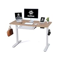 Amazon.co.jp: EastForce 昇降デスク 電動 幅120×奥行60 引出し