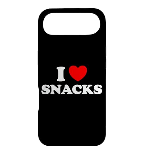 I Love Snacks Funny Eating Munchies Junk Food Chip �i�b�c�t�@�� �X�}�z�P�[�X iPhone Air �p