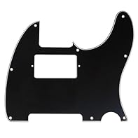 Fits genuine Fender Telecaster with a standard humbucker route.It will NOT fit a Squier or other imported Fender instrument and is NOT compatible with the new Fender Blacktop series Telecaster 8 mounting screw holes, HH pickup routine Plastic made, 2...