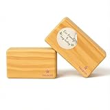 Yogikuti Premium Solid Wooden Yoga Blocks (Set of 2) – Eco-Friendly, Sturdy, Versatile Props for Yoga Practice and Stretching