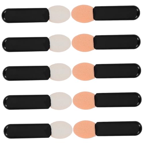SOESFOUFU 10 Pcs Eye Shadow Brush Durable Eyeshadow Applicator for Makeup Versatile Sponge Brush for Eyeshadow Lipstick and Concealer for Women