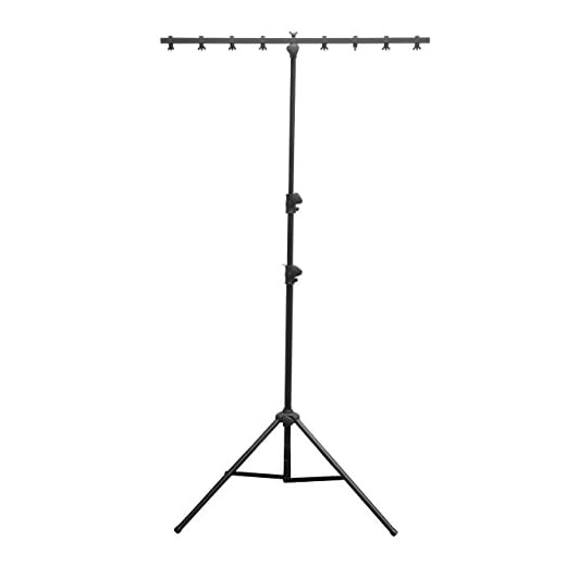 CHAUVET DJ CH06 Lightweight Lighting Stand w/T-Bar (50lb Capacity)