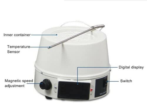 220V 2000ml Digital Display Heating Mantle Thermostatic with Magnetic Stirrer