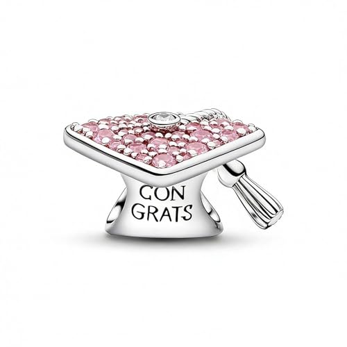 Charm de graduación compatible con pulseras europeas para mujer 2