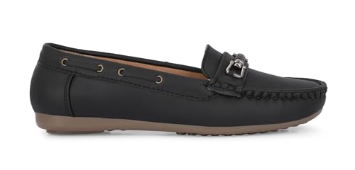 Image of Karaddi Women's Loafers | Cushioned Footbed | Stylish Fashion Moccasins | Comfortable Slip On Formal Loafer for Women | Flexible Style Casual Shoes | Formal Office Wear Shoe