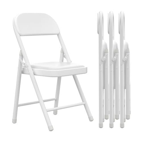 Sillas Plegables Acolchadas Blancas Marca Utlenianie