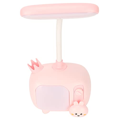Vingvo Book Reading Light, Led Flexible Gooseneck Soft Kids Reading Light Cute 2 Dimming Mode For Family (Pink) #TOP12