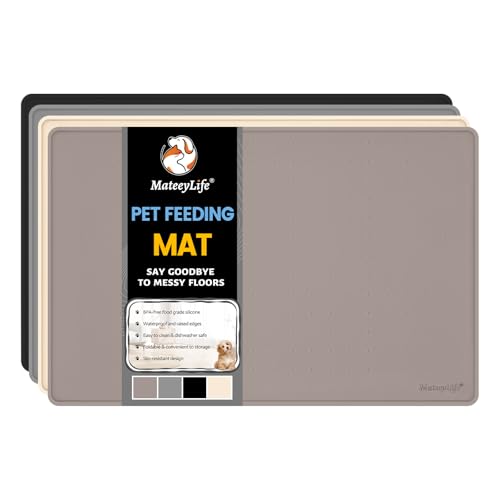MateeyLife Dog & Cat Food Mat ̵…